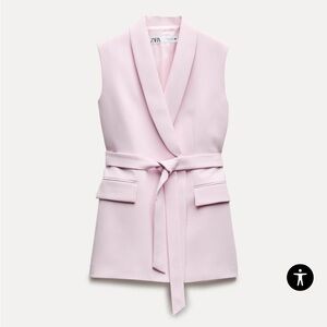 ZW COLLECTION TIED BELTED VEST